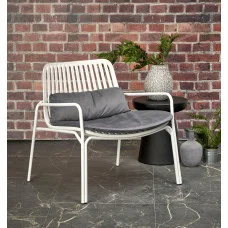 MELBY CHAIR, WHITE / GRAY